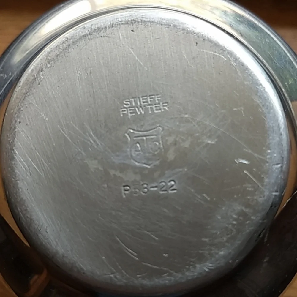Stieff Pewter Sauce Pot